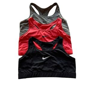 Lot of 3 Nike Dry Fit Sports Bras XL